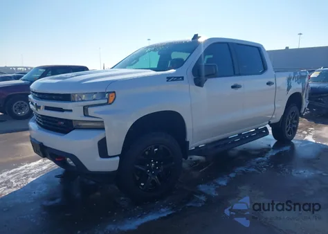 2021 Chevrolet Silverado 1500 4Wd Short Bed Lt Trail Boss z USA, uszkodzony, nr VIN 3GCPYFED5MG479832